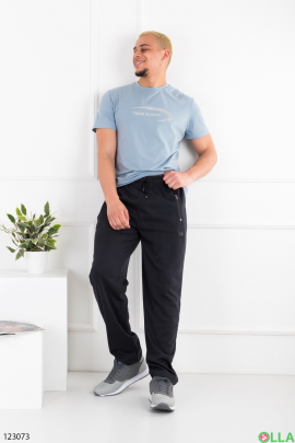 Men's dark blue sweatpants