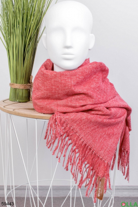 Жіночий шарф з бахромою