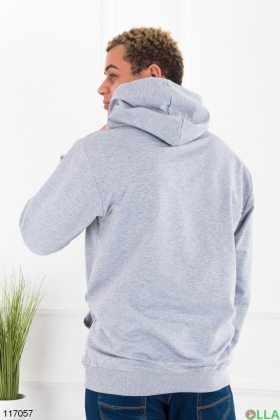 Men's light gray batal hoodie