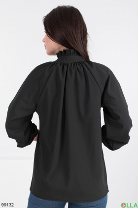 Женская черная блузка