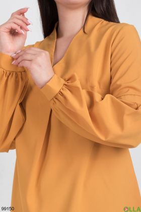 Женская оранжевая- блузка