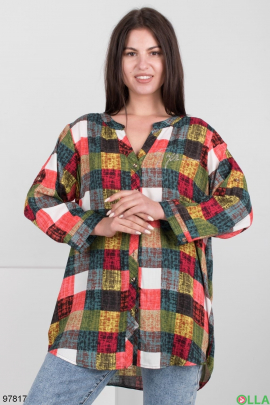 Women's multicolor checkered shirt