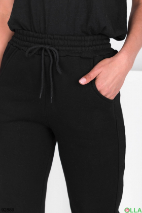 Жіночі спортивні чорні штани
