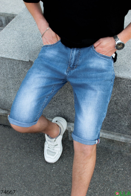 Men's denim shorts