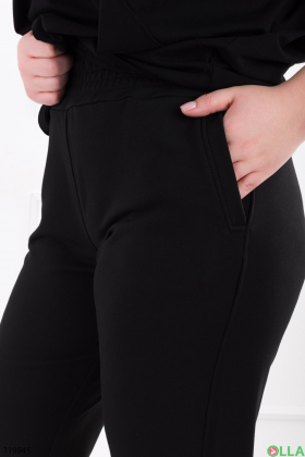 Women's black batal jogger pants