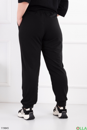 Women's black batal jogger pants