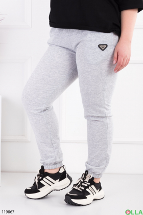 Women's gray batal jogger pants