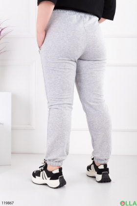 Women's gray batal jogger pants