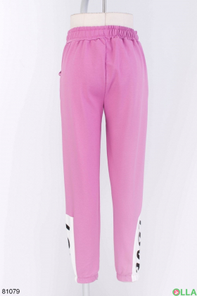 Women's pink sweatpants