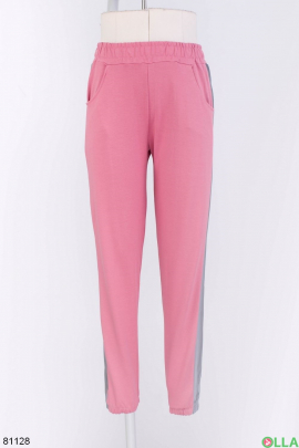 Женские розовые спортивные брюки 