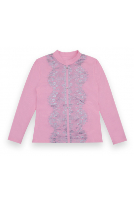 Блуза детская для девочки BLZ-21-5 Джолли на рост (12881) Розовый