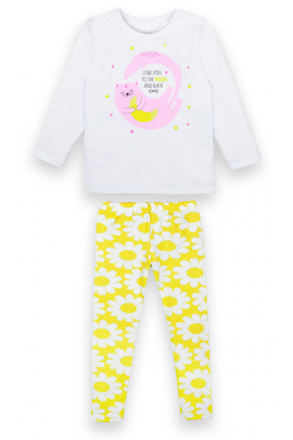 Детская пижама для девочки PGD-21-5 Желтый 