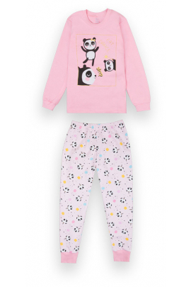 Детская пижама для девочки PGD-21-7 *Пандочки* Розовый 