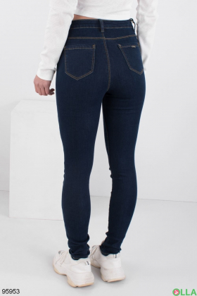 Women's Navy Skinny Jeans