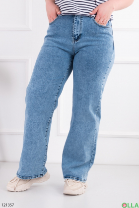 Women's light blue palazzo jeans batal