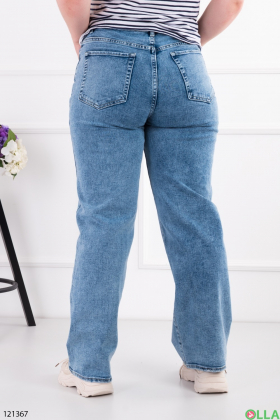 Women's light blue palazzo jeans batal