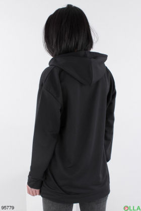 Women's black hoodie