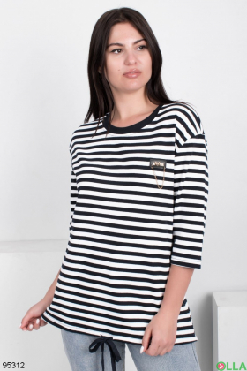 Striped sweatshirt for women