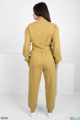Women's olive tracksuit
