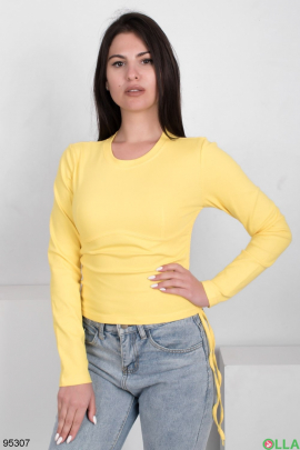 Women's Yellow Long Sleeve Top