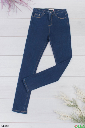 Women's dark blue jeans