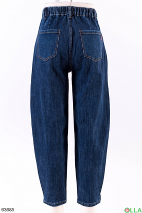 Женские синие  джинсы
