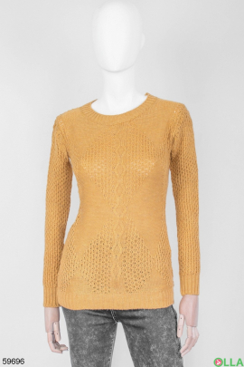 Женский оранжевый свитер