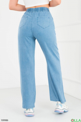 Women's blue palazzo trousers