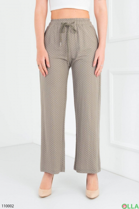 Women's palazzo trousers in print