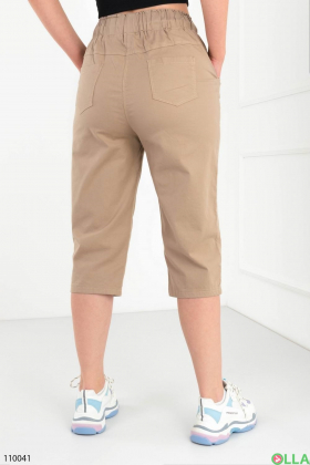 Women's brown capri pants batal