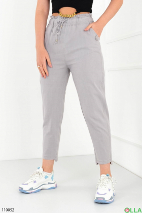 Women's gray batal trousers