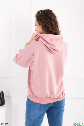 Women's pink hoodie