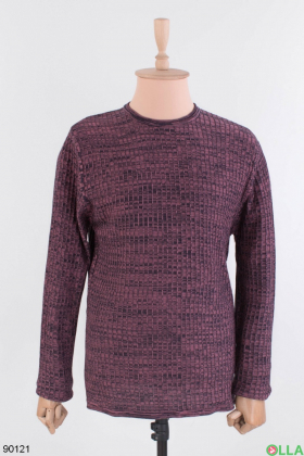 Мужской фиолетовый свитер