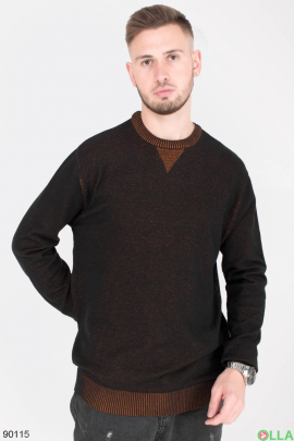Мужской коричневый свитер