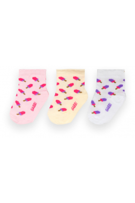 Детские демисезонные носки Gabbi для девочки NSD-404 на рост8-10 (6 шт в упаковке) (90404) Разные 