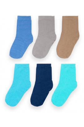 Детские демисезонные носки Gabbi для мальчика NSU-416 на рост8-10 (6 шт в упаковке) (90416) Разные ц