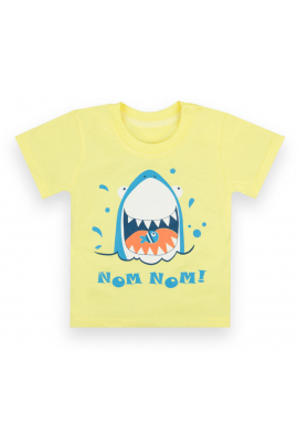 Детская футболка для мальчика *Диноленд* Желтый 