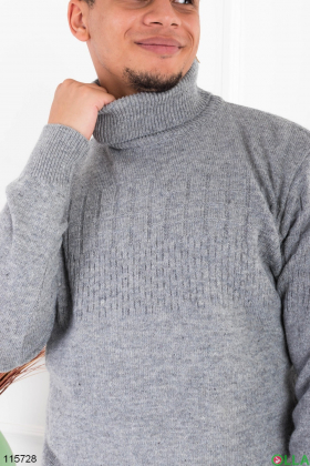 Чоловічий сірий светр