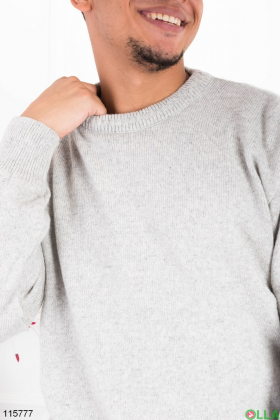 Men's light gray batal sweater