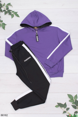 Women's two-tone tracksuit
