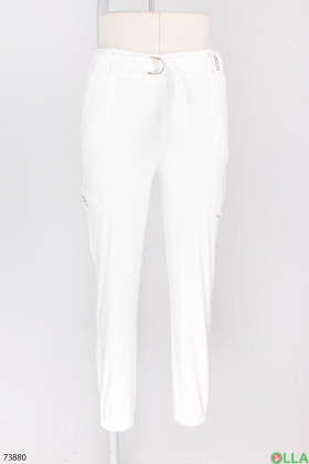 Жіночі білі штани