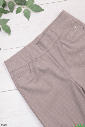 Women's gray trousers