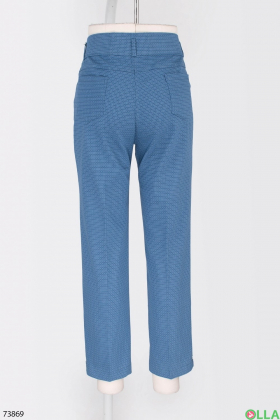 Женские синие брюки