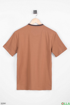 Чоловіча коричнева футболка