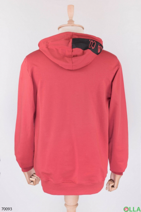 Men's red hoodie