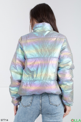 Women's Multicolour Coated Jacket