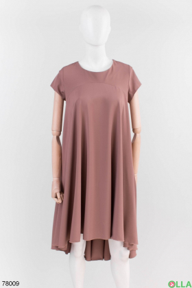 Жіноча коричнева сукня