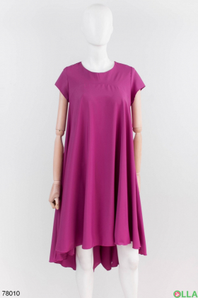 Женское фиолетовое платье