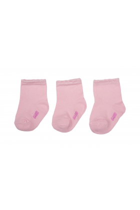 Детские однотонные носки для девочки Gabbi SМ-560 р. (90560) в уп. 6 шт Розовый