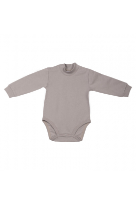 Детский однотонный боди для малышей Боді BD-23-12 р.68 (13804) Серый